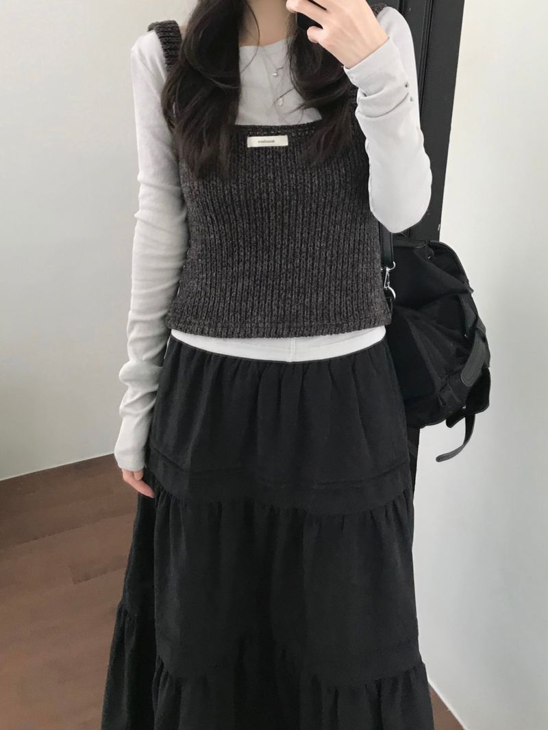 Ripple Knit Sleeveless (3 colors)