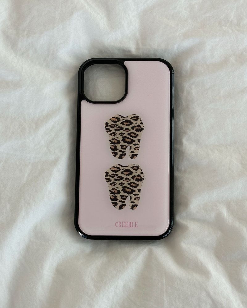 [MADE]Leopard teeth epoxy bumper case