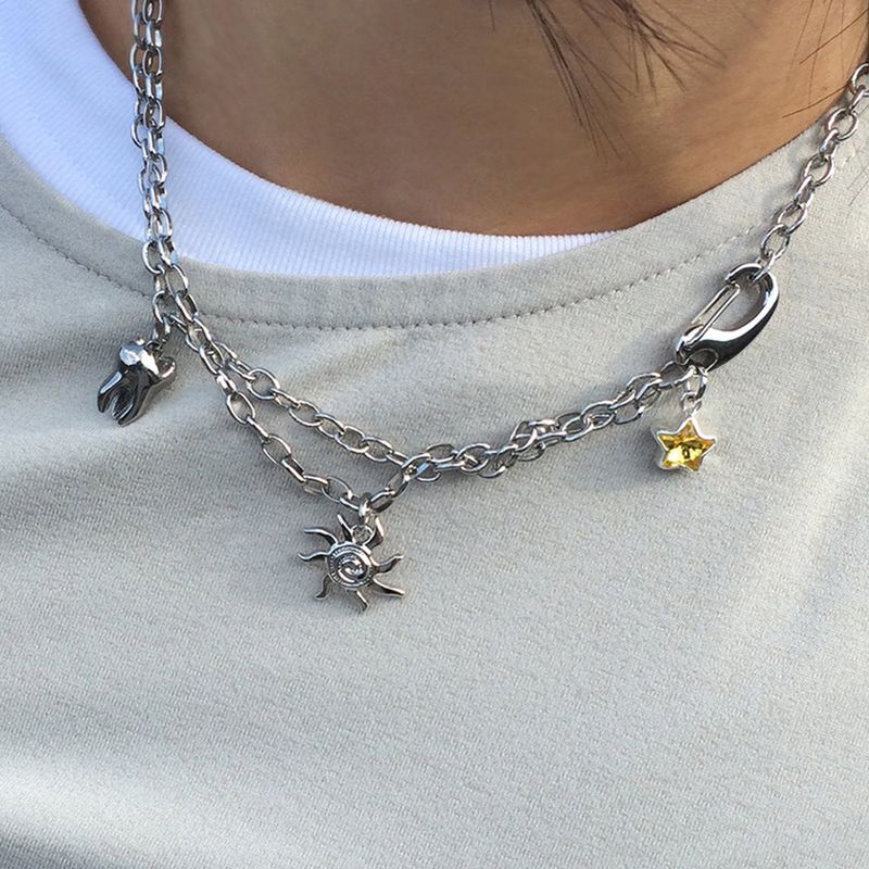 bipi（ビピ）の「トゥースジェムネックレス(yellow)（アクセサリー）」