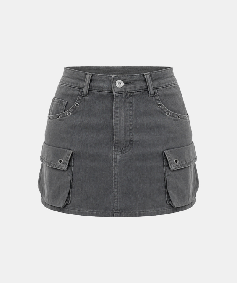 Bruno Utility Denim Skirt
