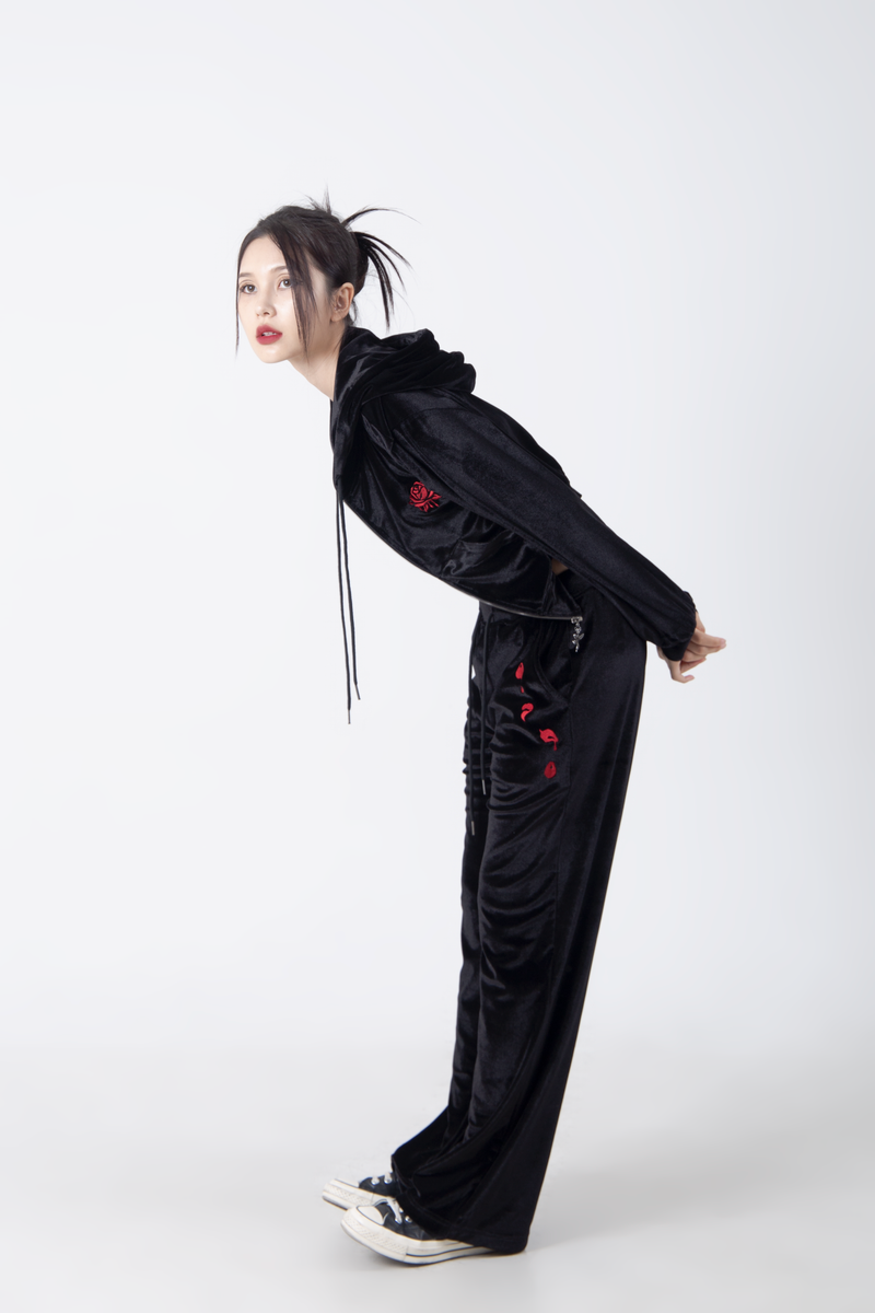  DARLING, YOUR SWEATPANTS ! #VELVET BLACK
