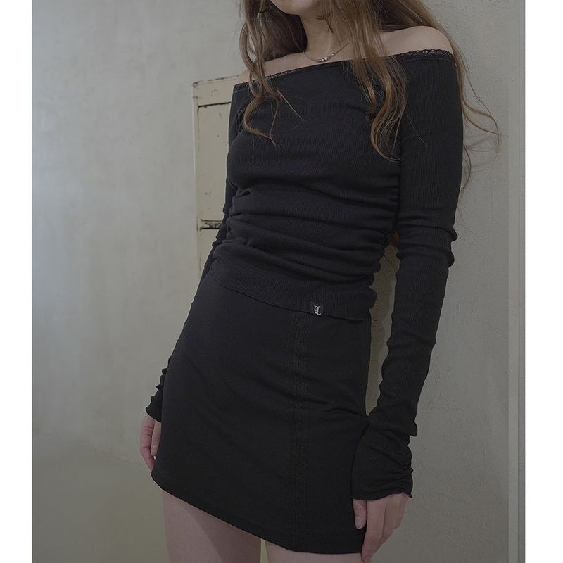 LACE LOW SKIRT