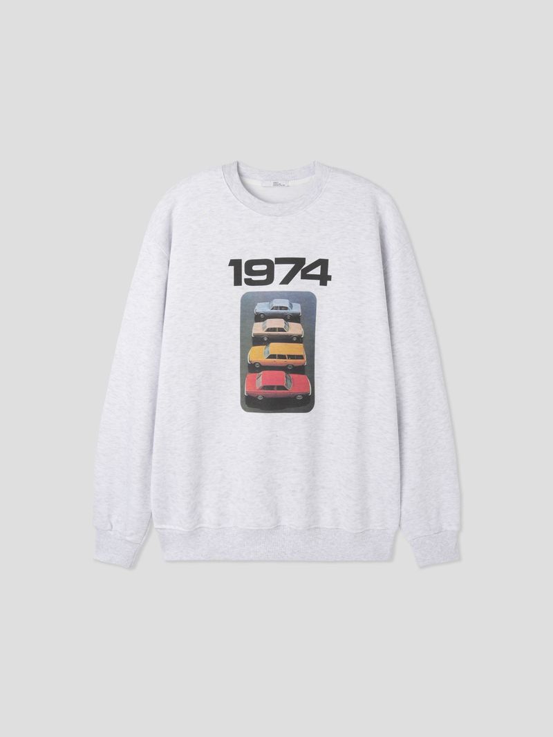 Old-Car basic Sweatshirt 3COLOR