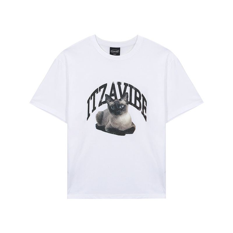 SIAMESE CAT VINTAGE LOGO T SHIRT