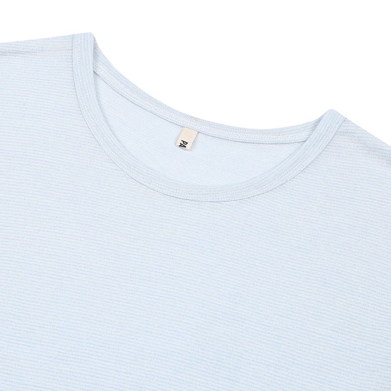 SOFT STRIPE TEE (SKY)