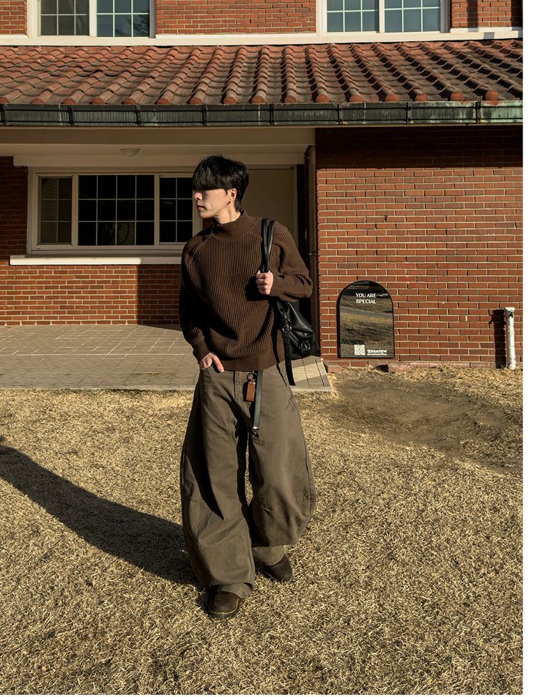 OVRUNE Panel Curved Cotton Pants