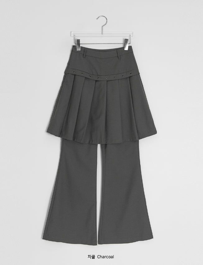 Hika Layered Skirt Pants