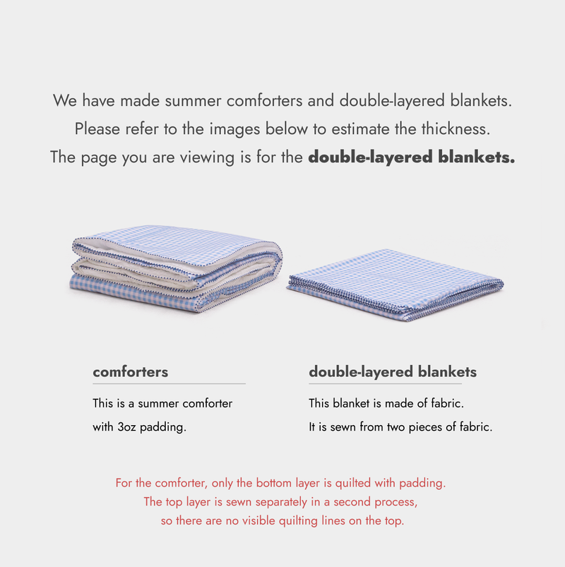 Summer Dust-Free Bamboo Seersucker Double-Layer Blankets - SS size