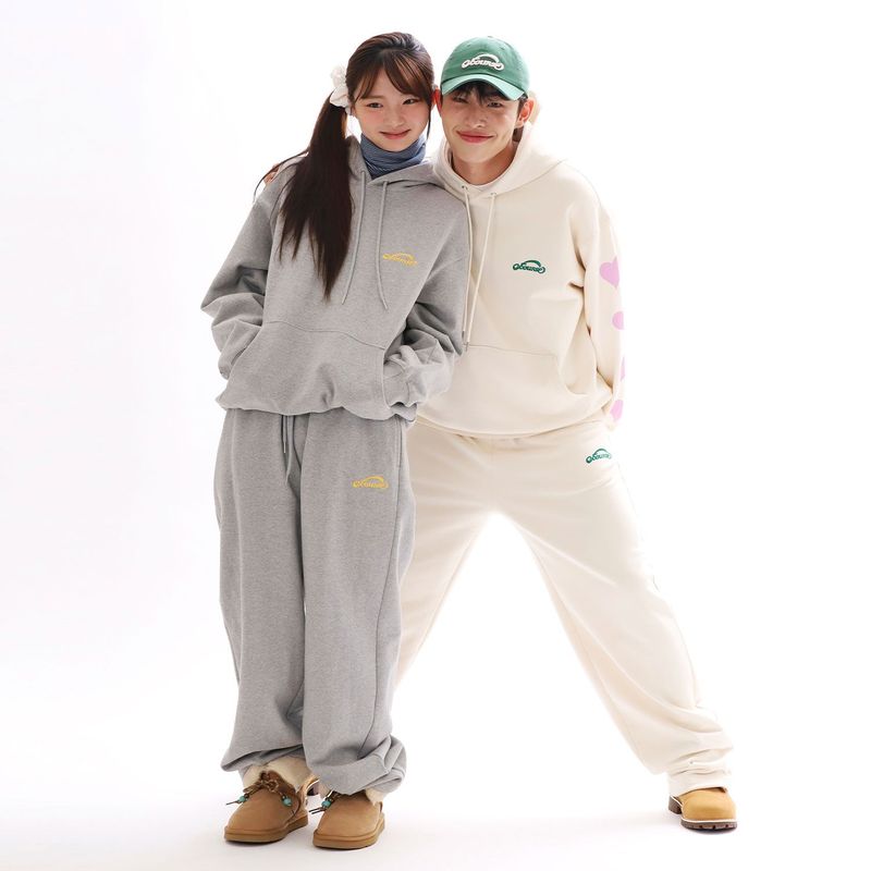 ラビングエンブレイス スウェットパンツ_クリーム