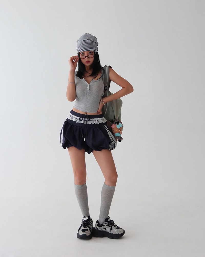 Mint Color Pocket Daily Backpack