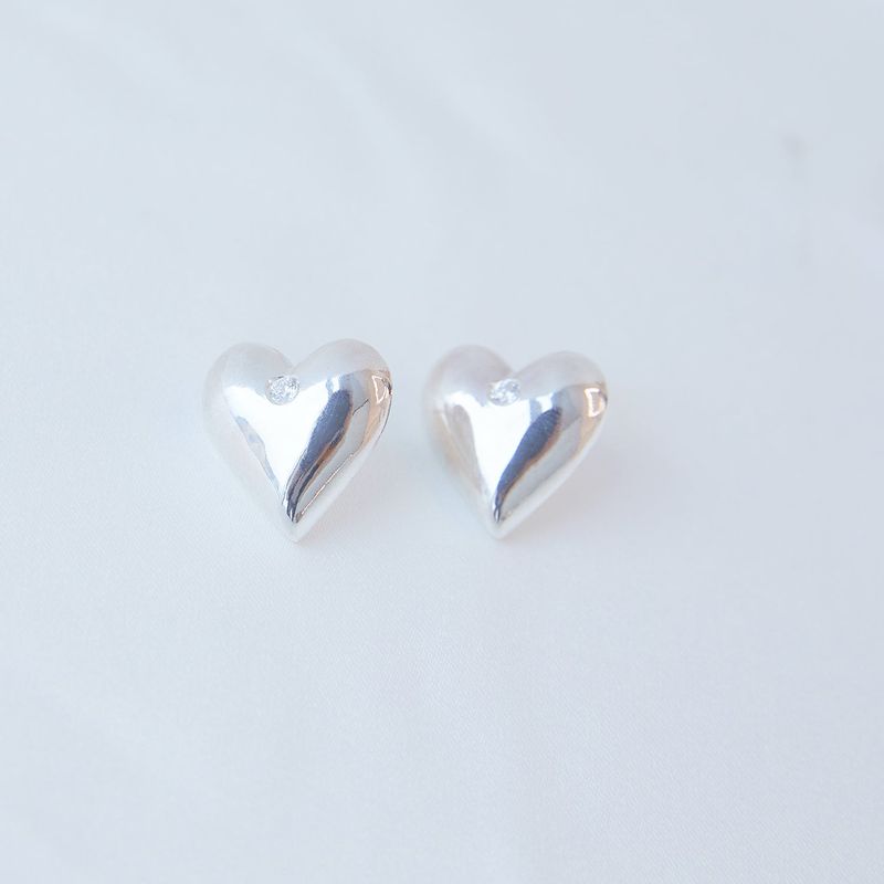 giant heart earring