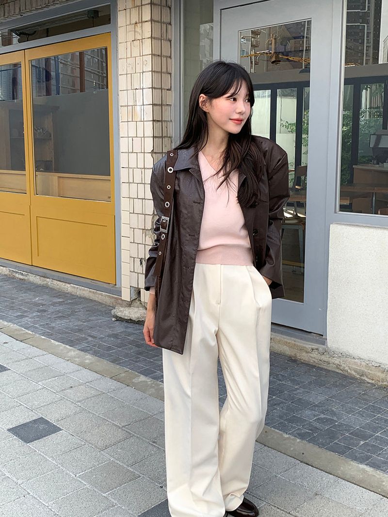 [MADE] Blending leather jacket