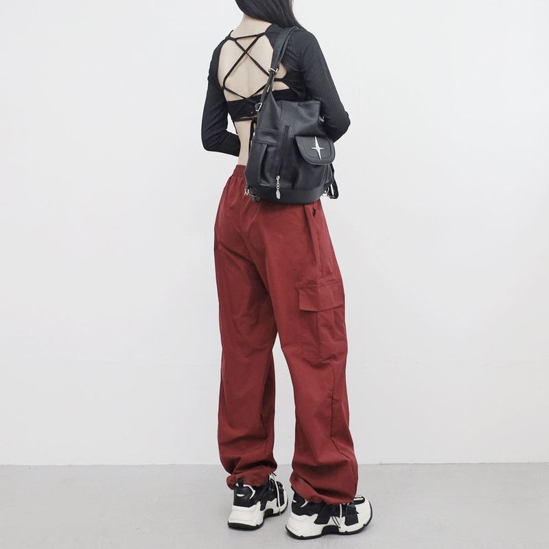 (Unisex) Carden Cargo String Pants