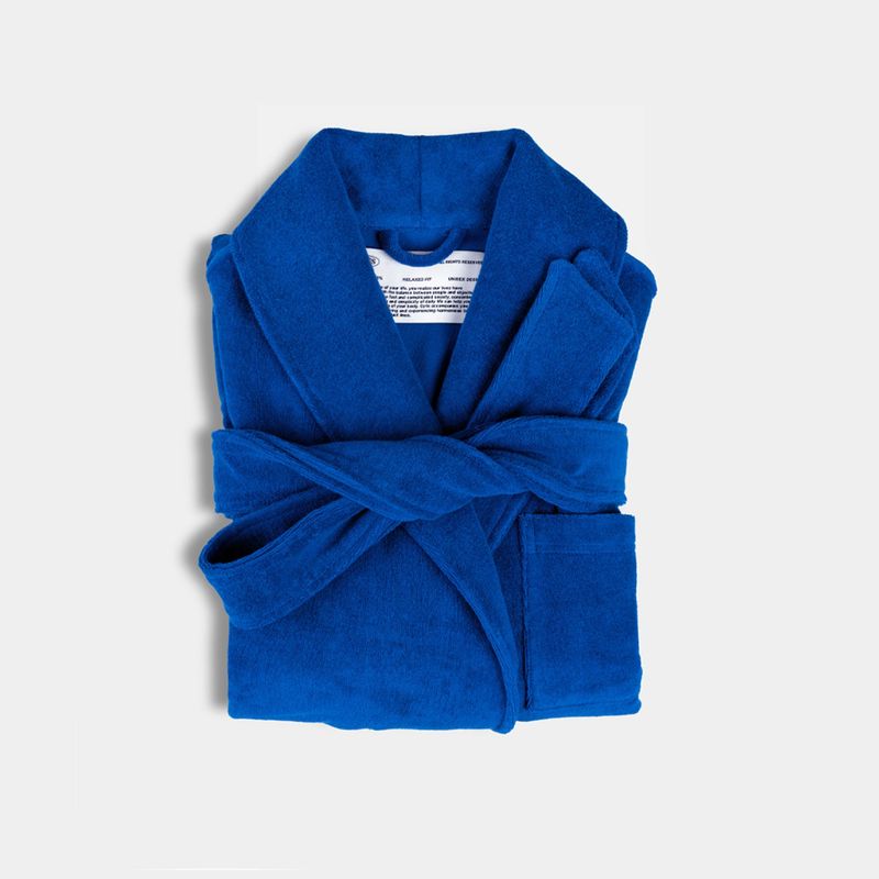 COMFY TERRY ROBE_BLUE