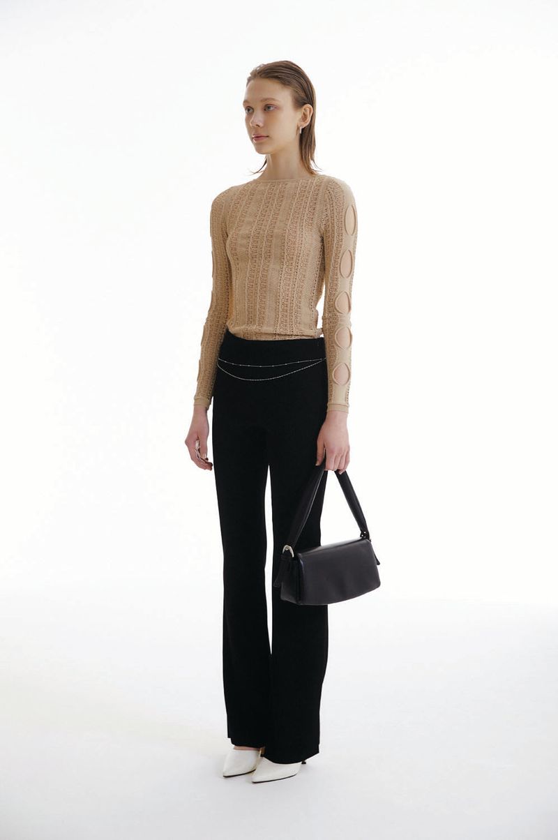 puffed Lune bag_black