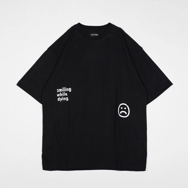 Faith Fade（フェイス フェイド）の「FAITH FADE - スリーアイオーバーサイズTシャツ (ブラック)（トップス）」