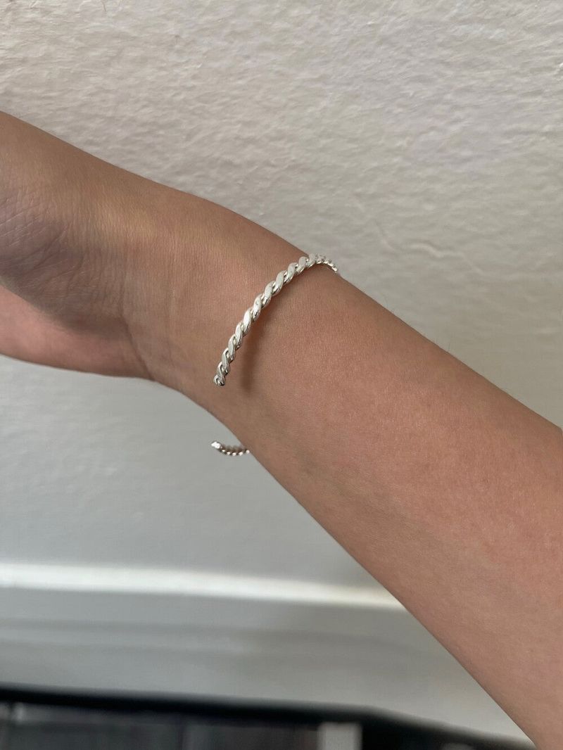 (silver925) Twist bangle