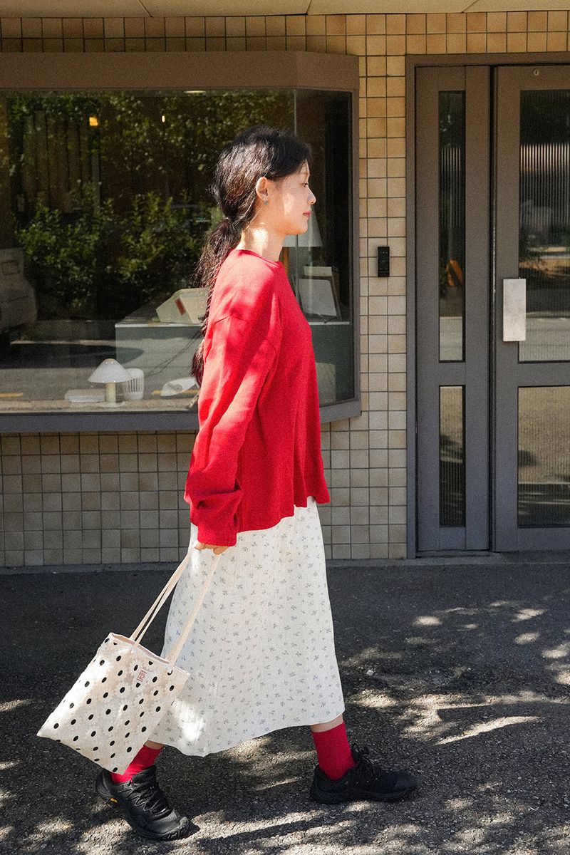 stroll bag_white flower