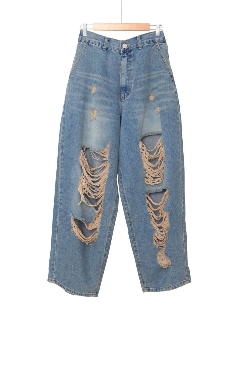 Dirty Vintage Balloon Denim Pants