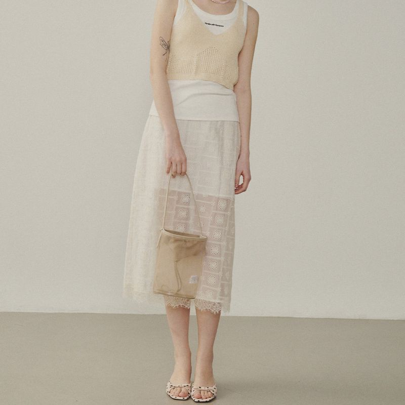 Melrose Sheer Midi Skirt
