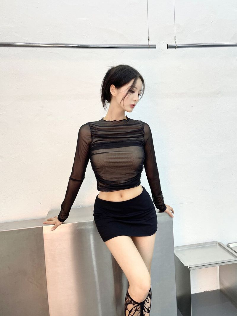 1017. Minimal span low mini sk-pt (2color)