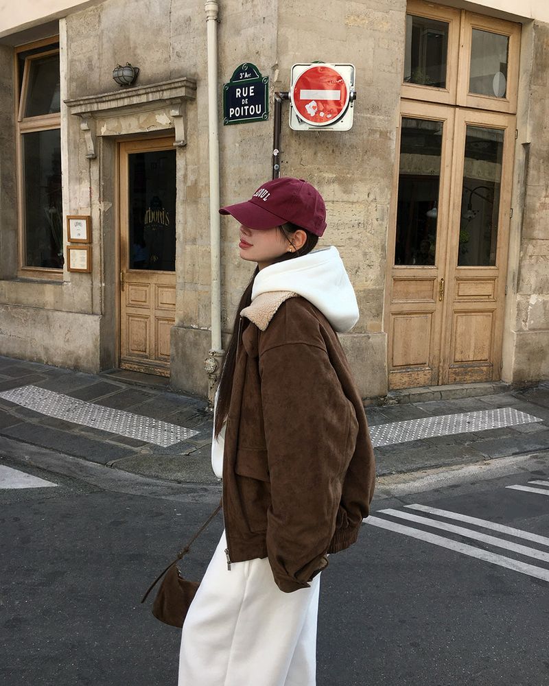 [ORIGINAL]Seren Wool Suede Two-Way Jumper