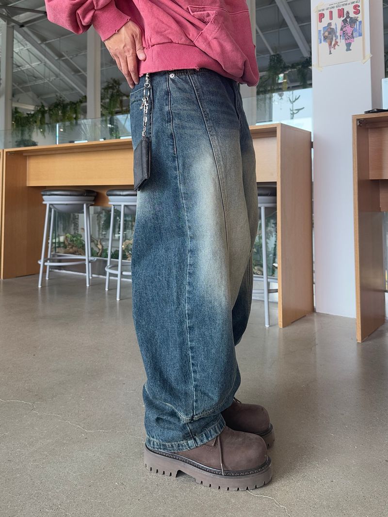 Prine Cut Curved Denim (No.840)