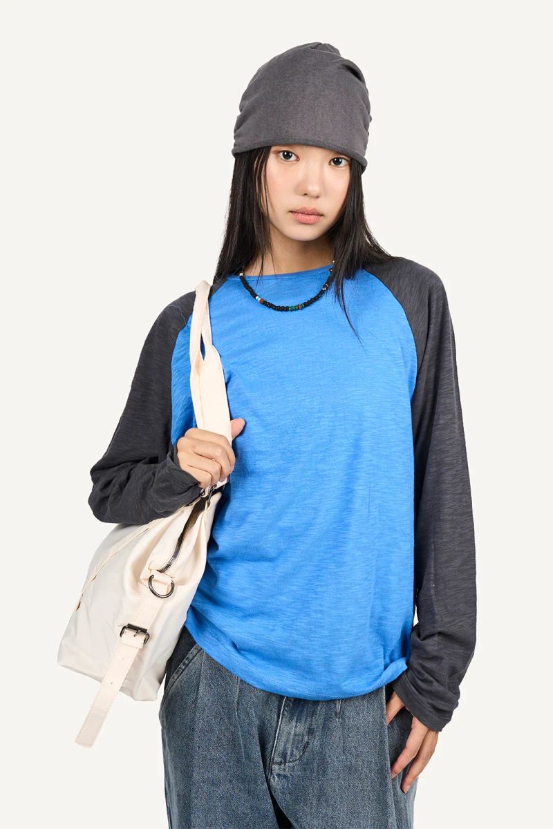Raucohouse（ラウコハウス）の「スラブ コットン ラグラン ロングスリーブ（トップス）」