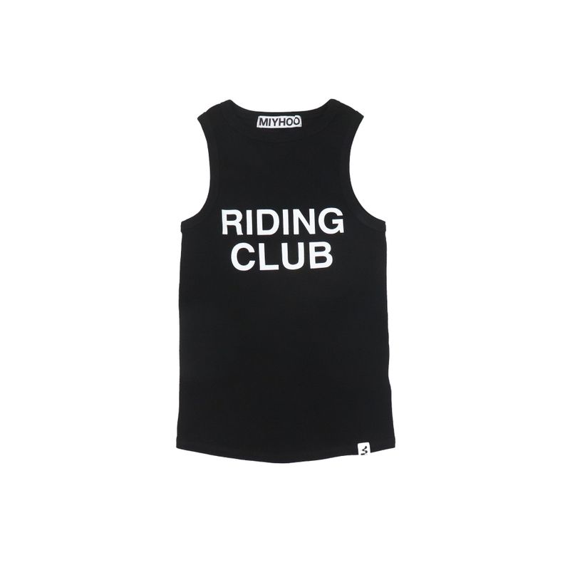 RIDING CLUB SLEEVELESS ( BLACK )