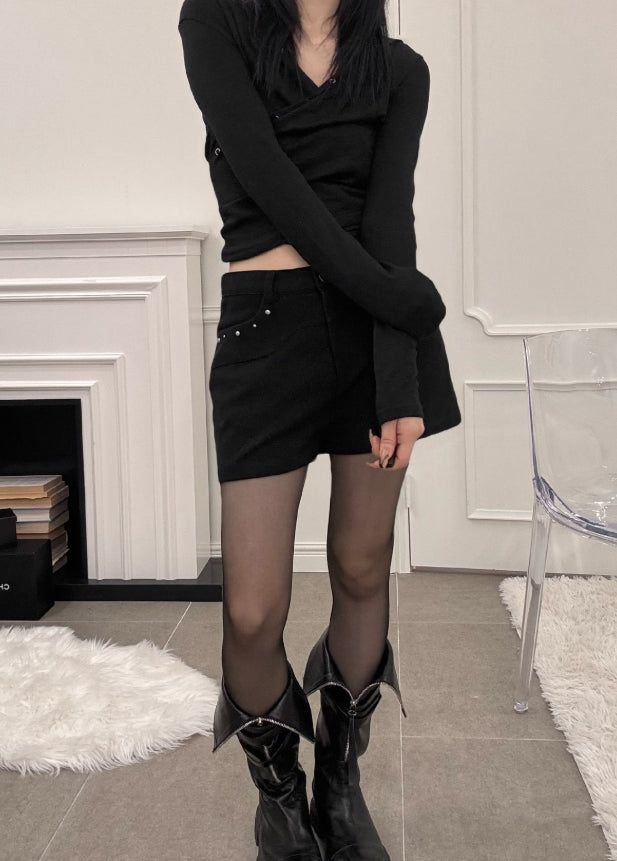 Fair Studded Wool Shorts