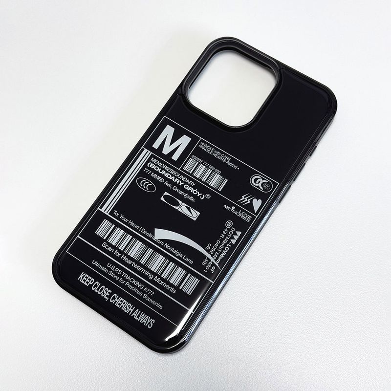Fresh Love Delivery Label Phone Case (BK)
