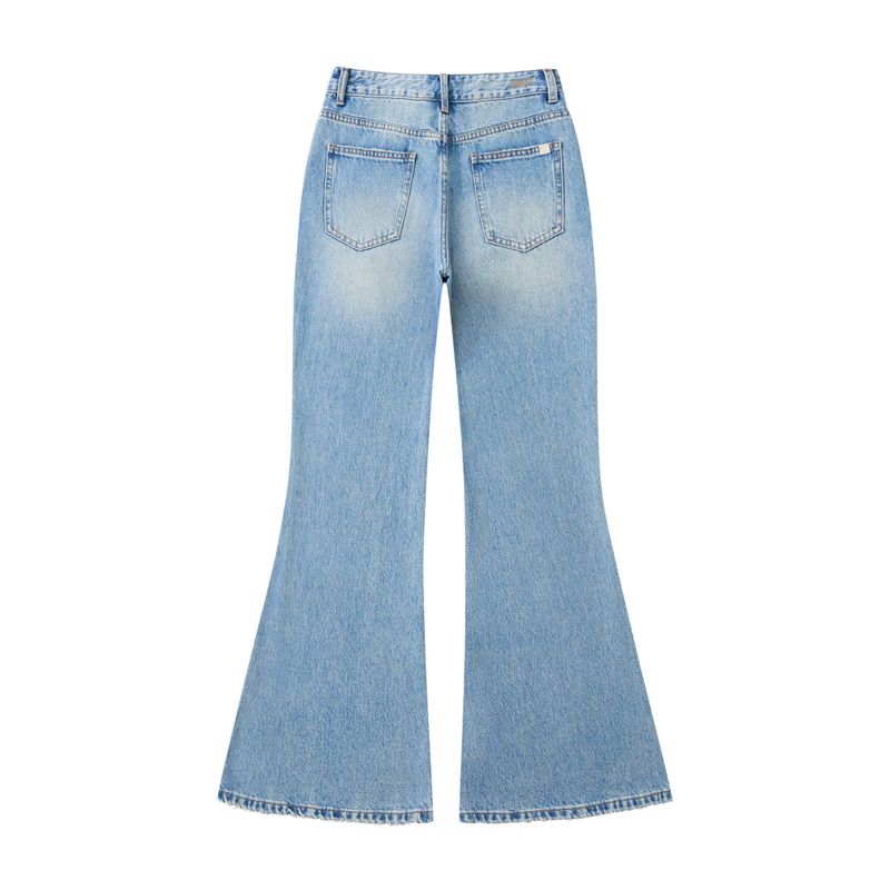 MID-WAISTLINE FLARE DENIM code 26209