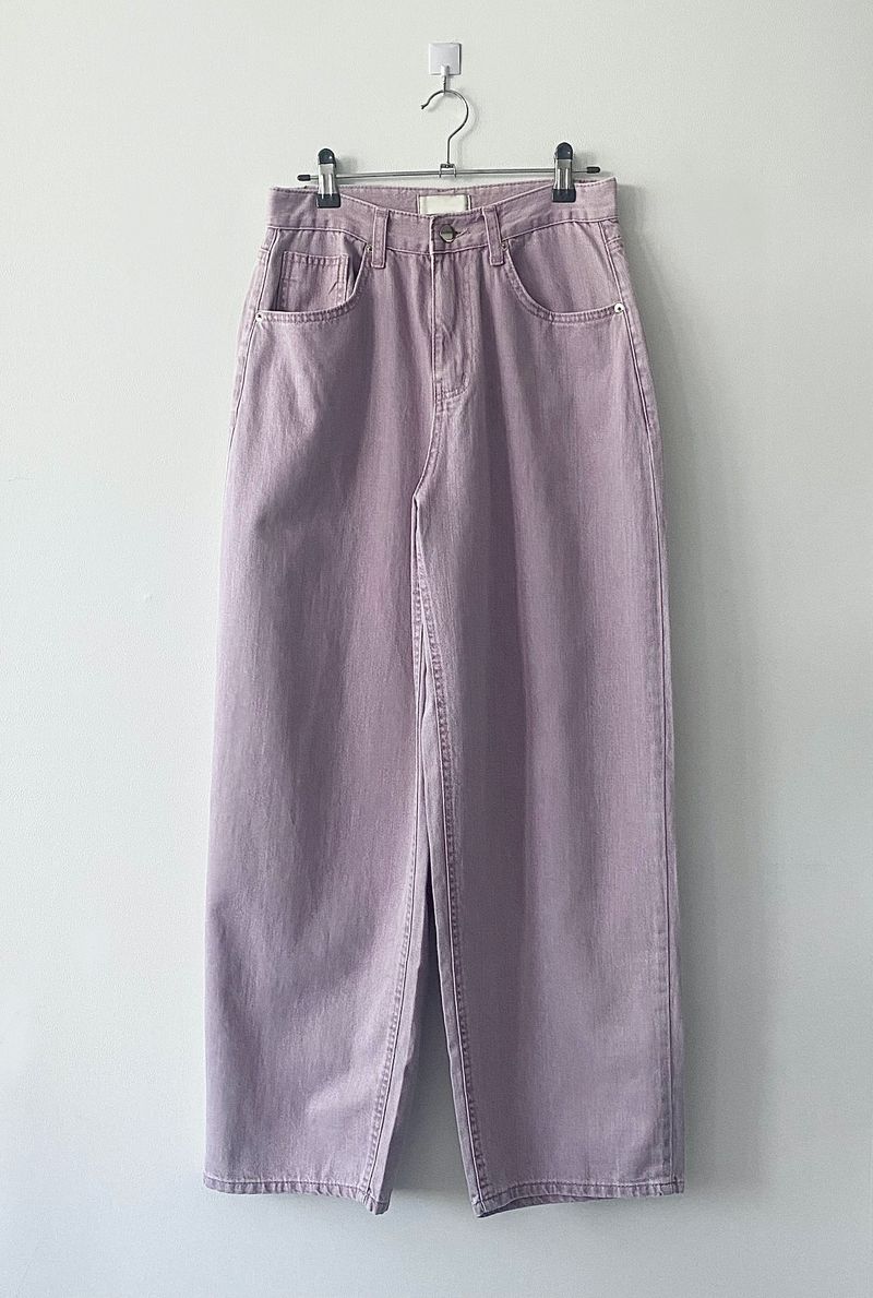Saffron semi-wide pants