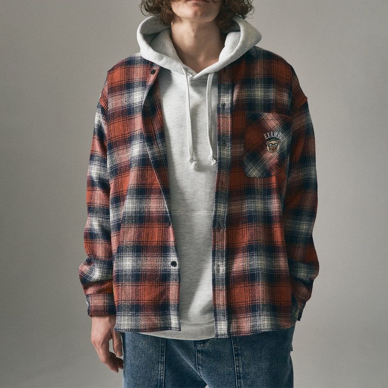 EXAMPLE BBBEAR CHECKSHIRTS