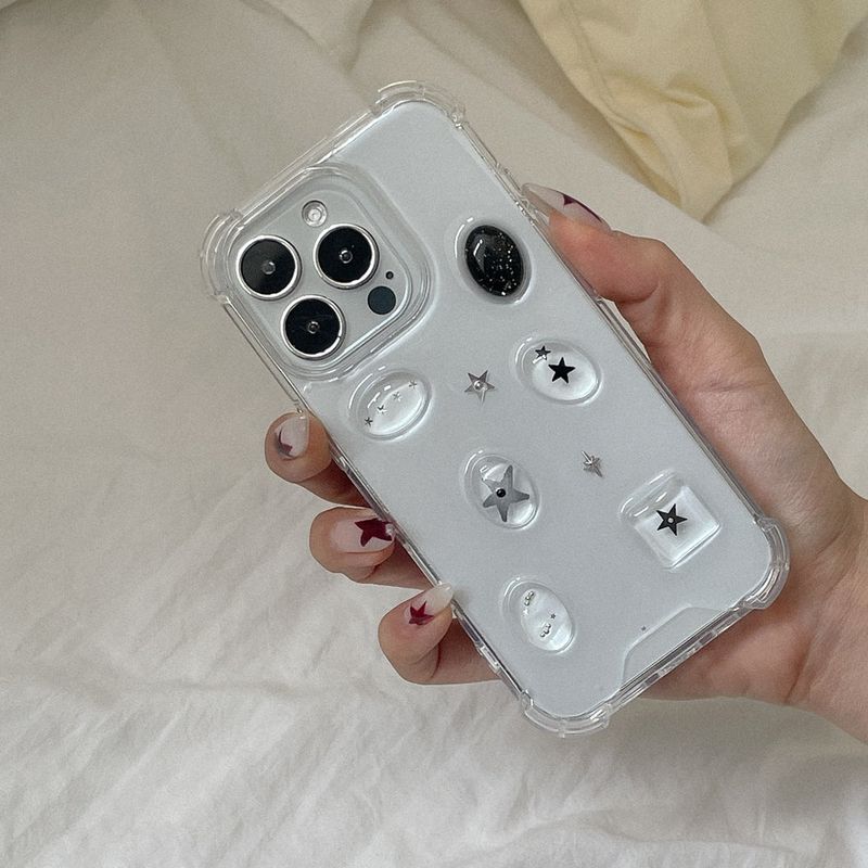 [made]black twinkle ver resin phone case 