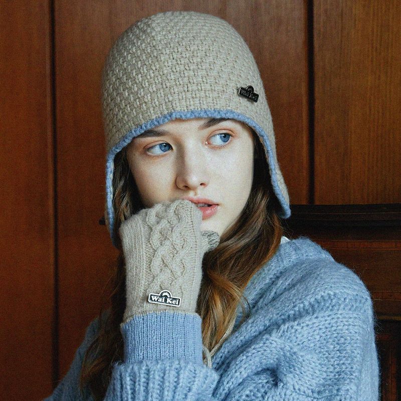WaiKei（ワイケイ）の「Earflap knit beanie（Hats）」
