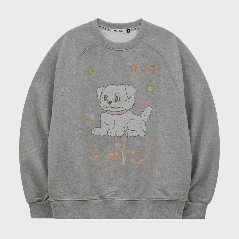 Vintage GOOREUM Drawing Raglan Sweatshirt