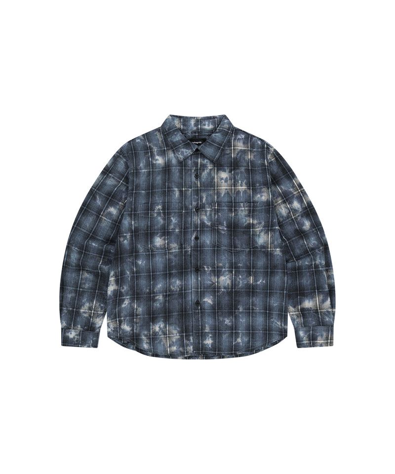 mahagrid(マハグリッド)の「OVERDYED CHECK SHIRT(Tops)」