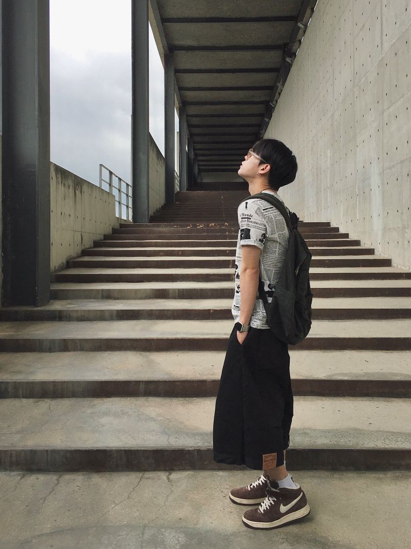 Eva back cargo bermuda pants 3C