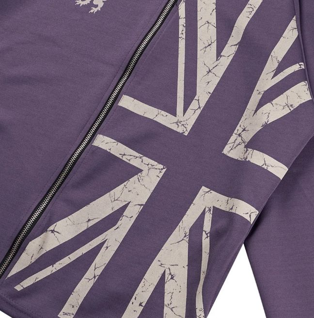 Bene Union Jack Jersey Zip-up