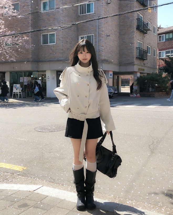 Penner Belted Short Trench Jacket