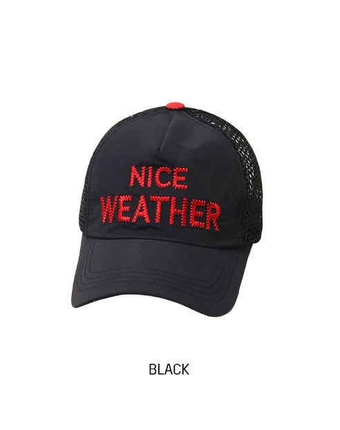 Weather String Mesh Ball Cap