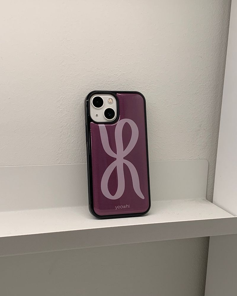 [MADE] yeowhi logo epoxy bumper case_violet