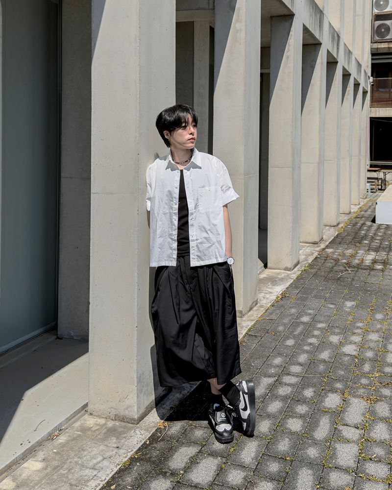 Kai Twin-Tuck Bermuda Slacks