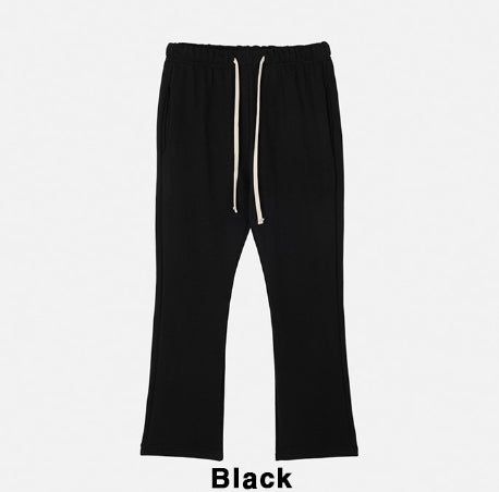 Resin flare fit banding pants