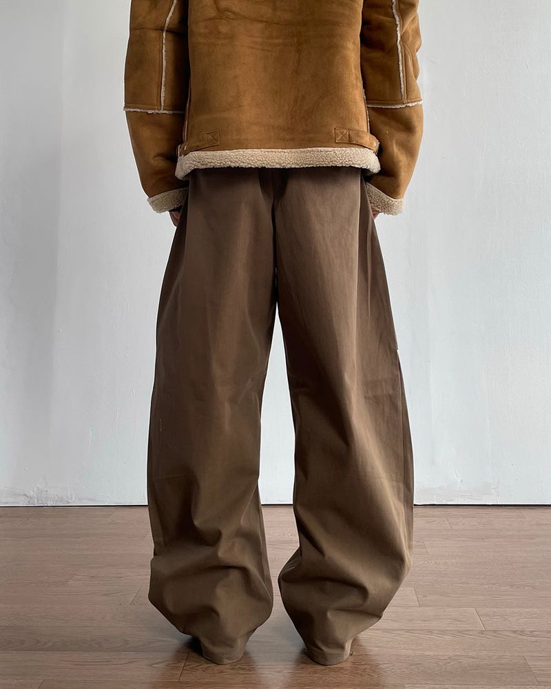 Tony Curved Cotton Pants