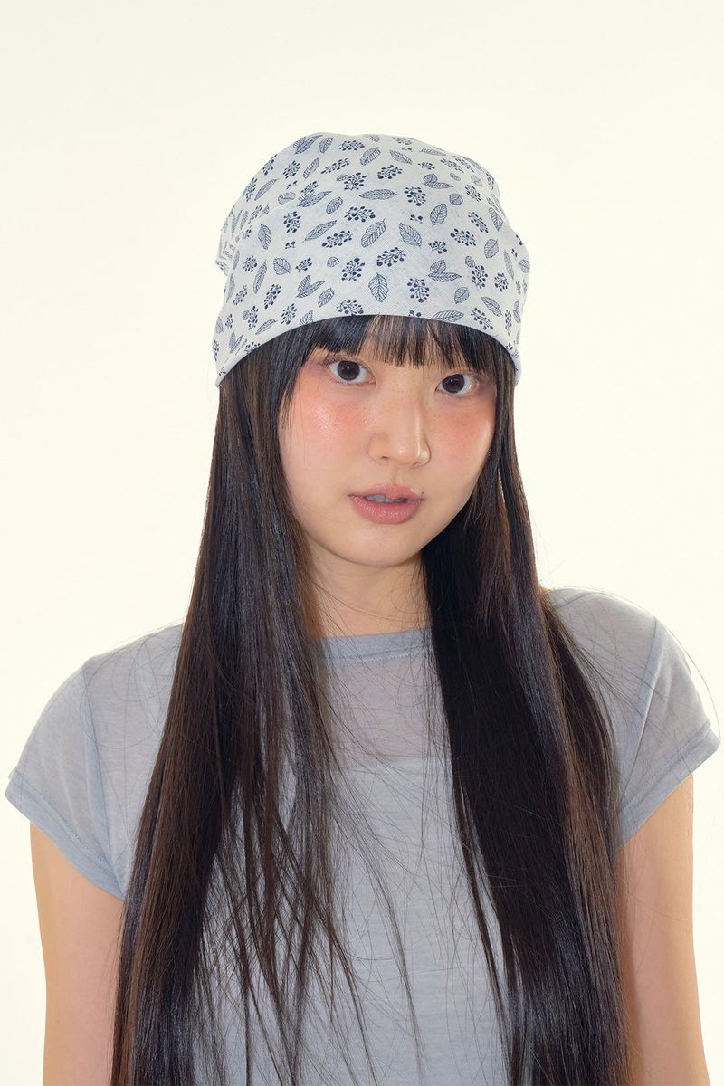 Raucohouse（ラウコハウス）の「リーフパターンコットンバンダナ（ヘアアクセサリー）」