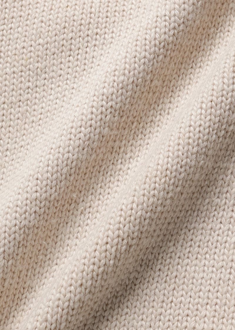 Nuts sleeveless knit_beige