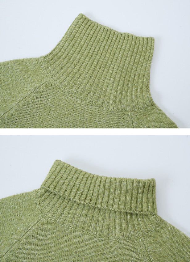Forever Soft Turtle Neck Short Sleeve Knit (4color)
