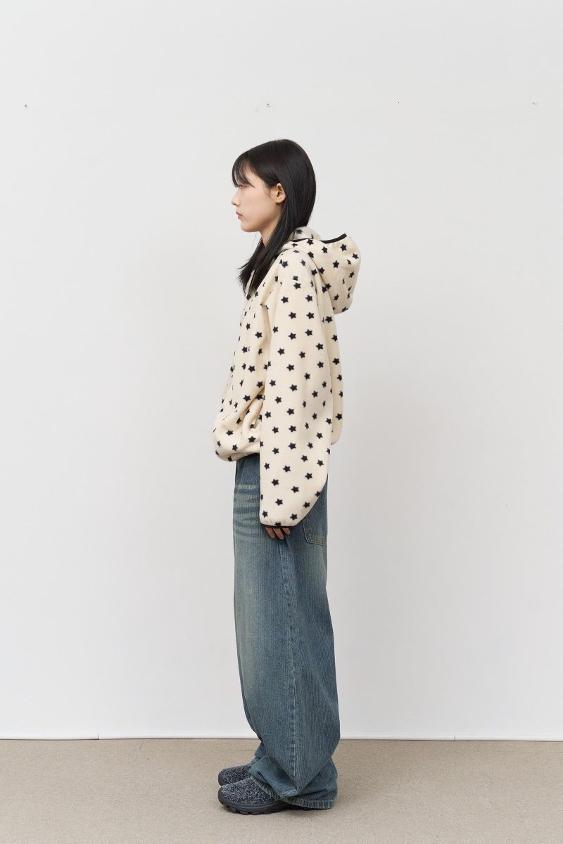 (W) Bubble Star Fleece Jumper